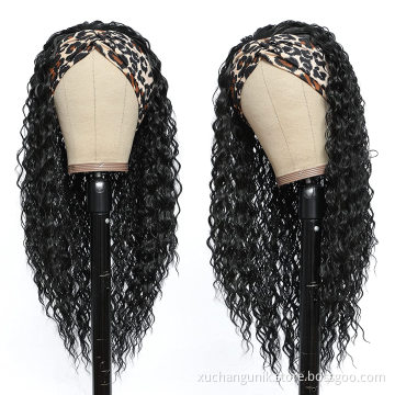 Wholesale Headband Wig Human Hair For Black Women,Cheap Headband Kinky Ponytail Human Hair Wig, Remy Human Hair Headband Wig